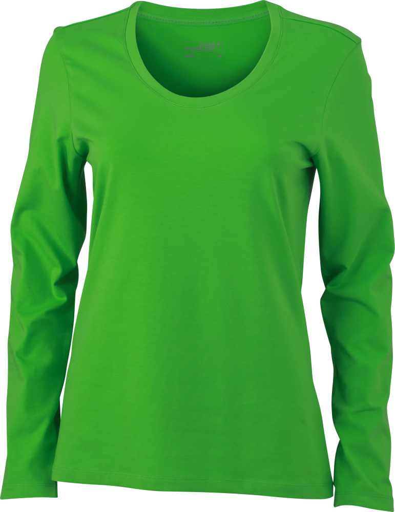 ドット柄 ライムグリーンLONG-SLEEVE T-SHIRT Haggler Long Sleeve: Bright Lime